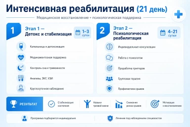 Реабилитация за 21 день в Дубне